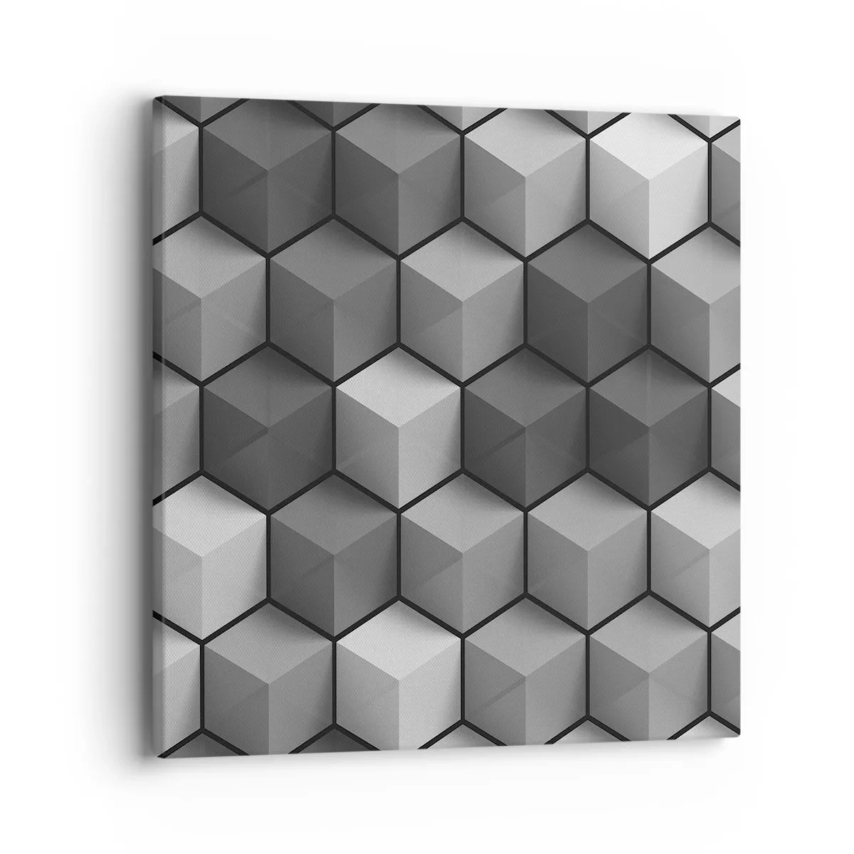 Tablou pe pânză - Puzzle cubist - 40x40 cm