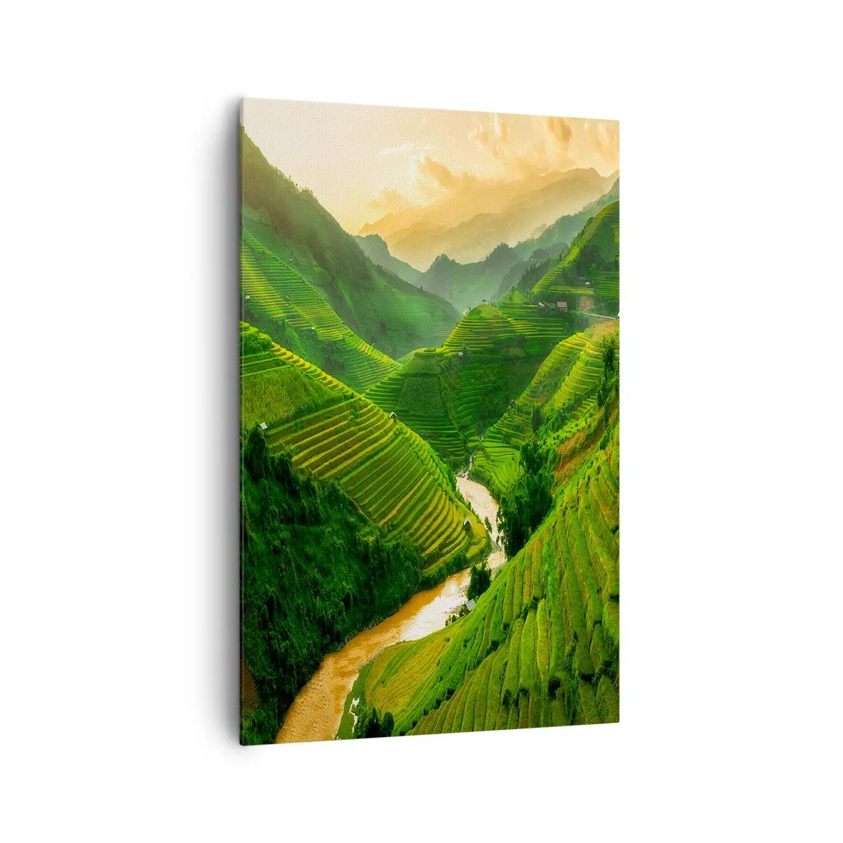 Tablou pe pânză - Valea vietnameză - 80x120 cm