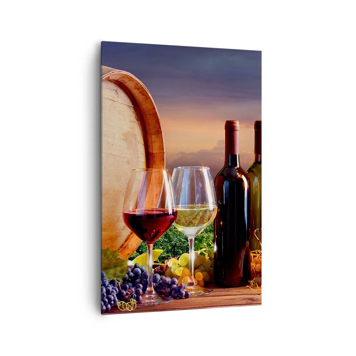 Tablou pe pânză - Aici viața are un gust - 80x120 cm