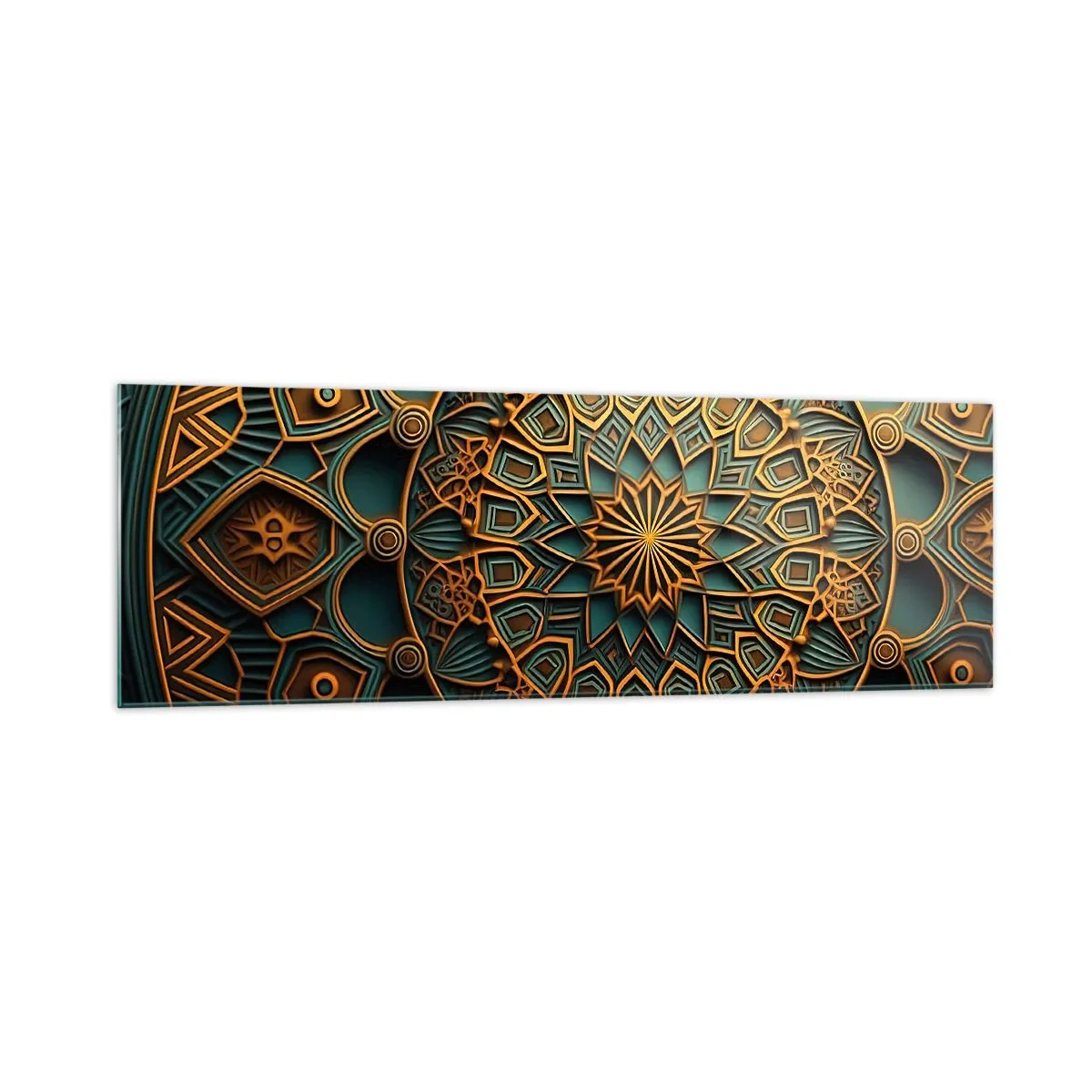 Tablou pe sticlă - În stil arabic - 160x50 cm