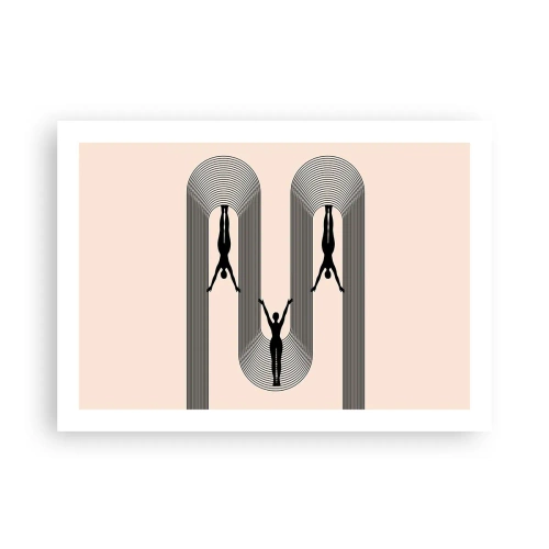 Poster - Cu susul în jos - 70x50 cm