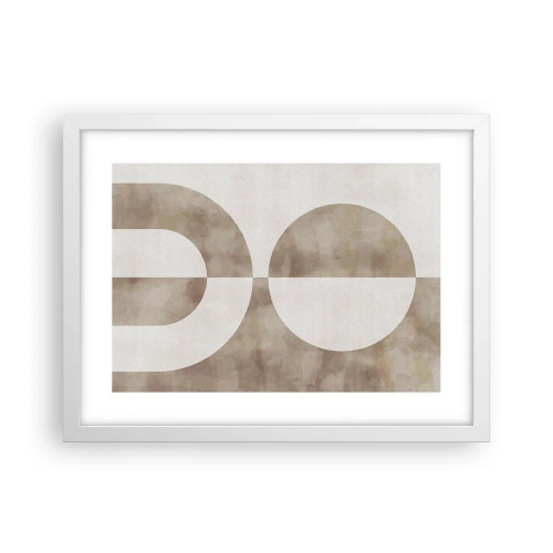 Poster în ramă albă - Similitudini și diferențe - 40x30 cm