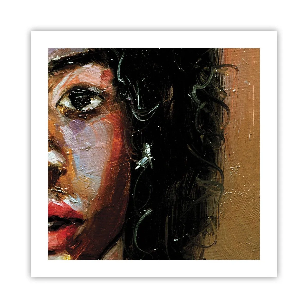 Poster - Negru și strălucire - 50x50 cm