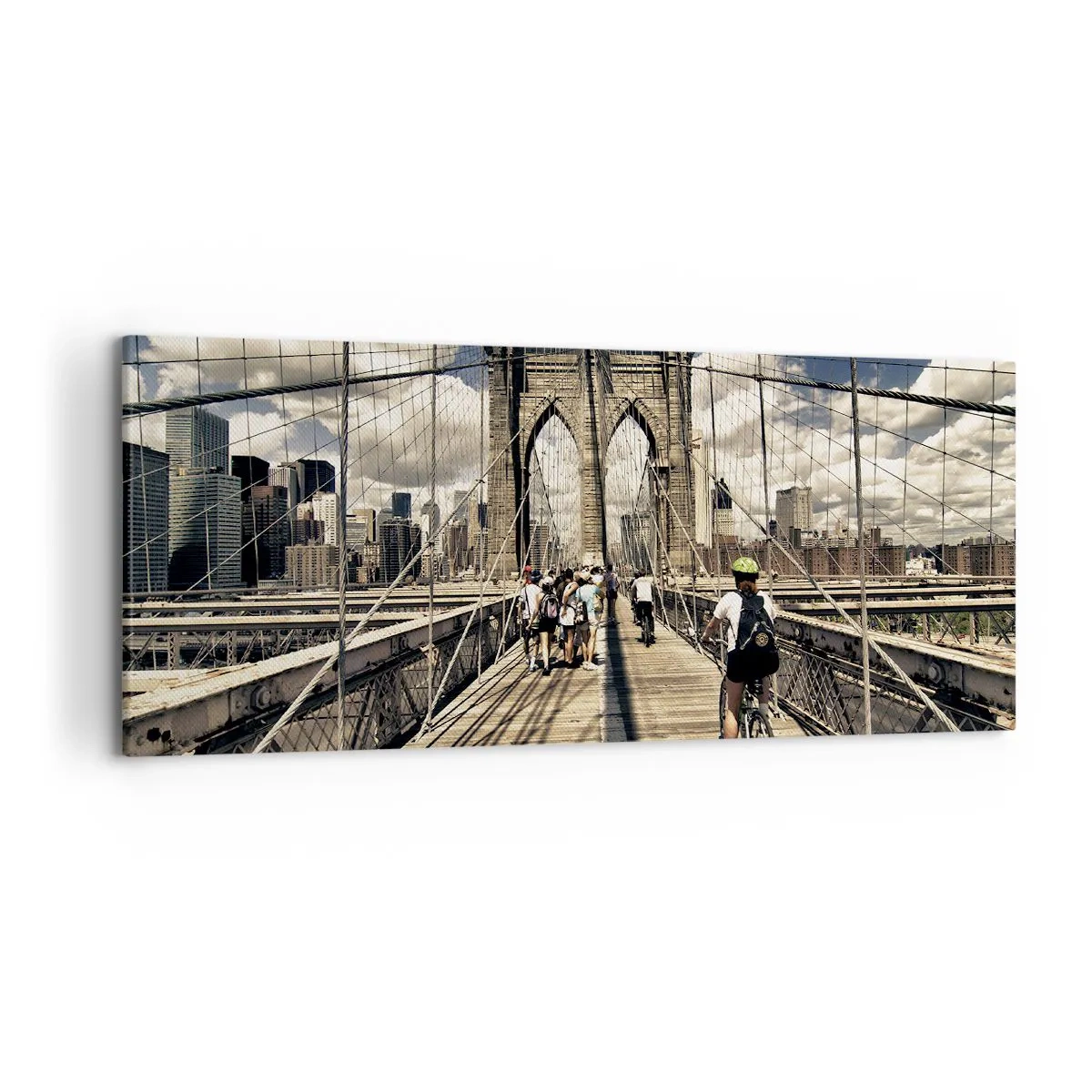 Tablou pe pânză - Chiar în inima orașului - 120x50 cm