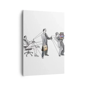 Tablou pe pânză - Fiecare are stăpânul său - 50x70 cm