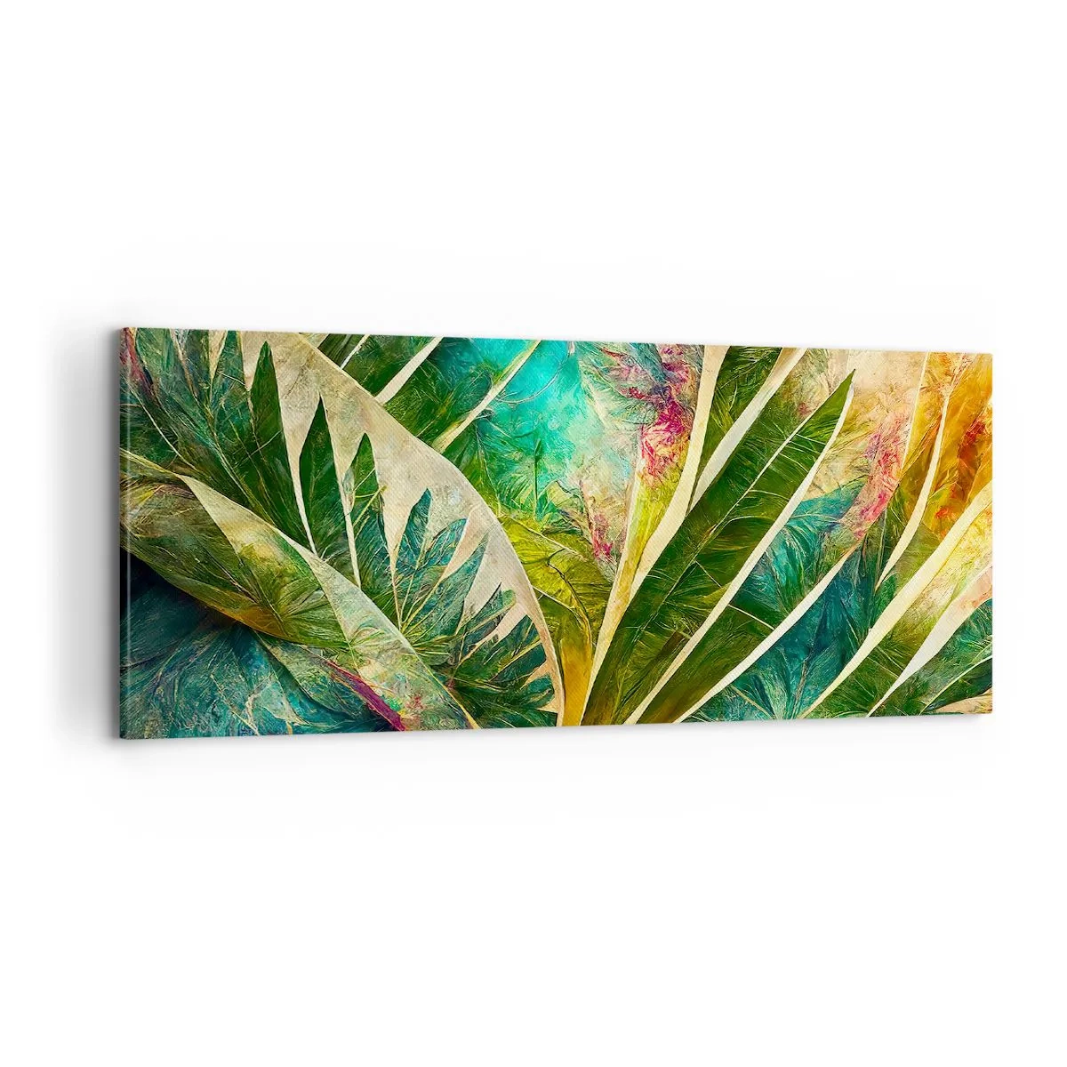 Tablou pe pânză - Culorile tropicelor - 100x40 cm