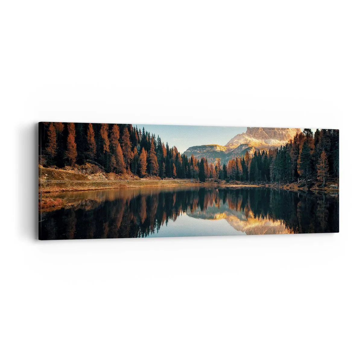 Tablou pe pânză - Peisaj dublat - 90x30 cm
