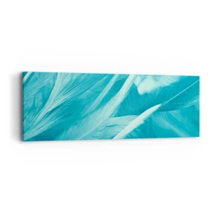 Tablou pe pânză - Înecându-se în puf - 90x30 cm