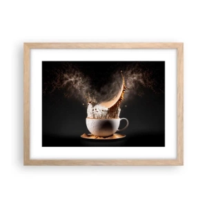 Poster în ramă de stejar deschis - O explozie de arome - 40x30 cm