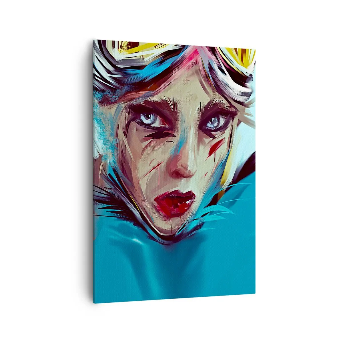 Tablou pe pânză - Războinica de drum - 70x100 cm