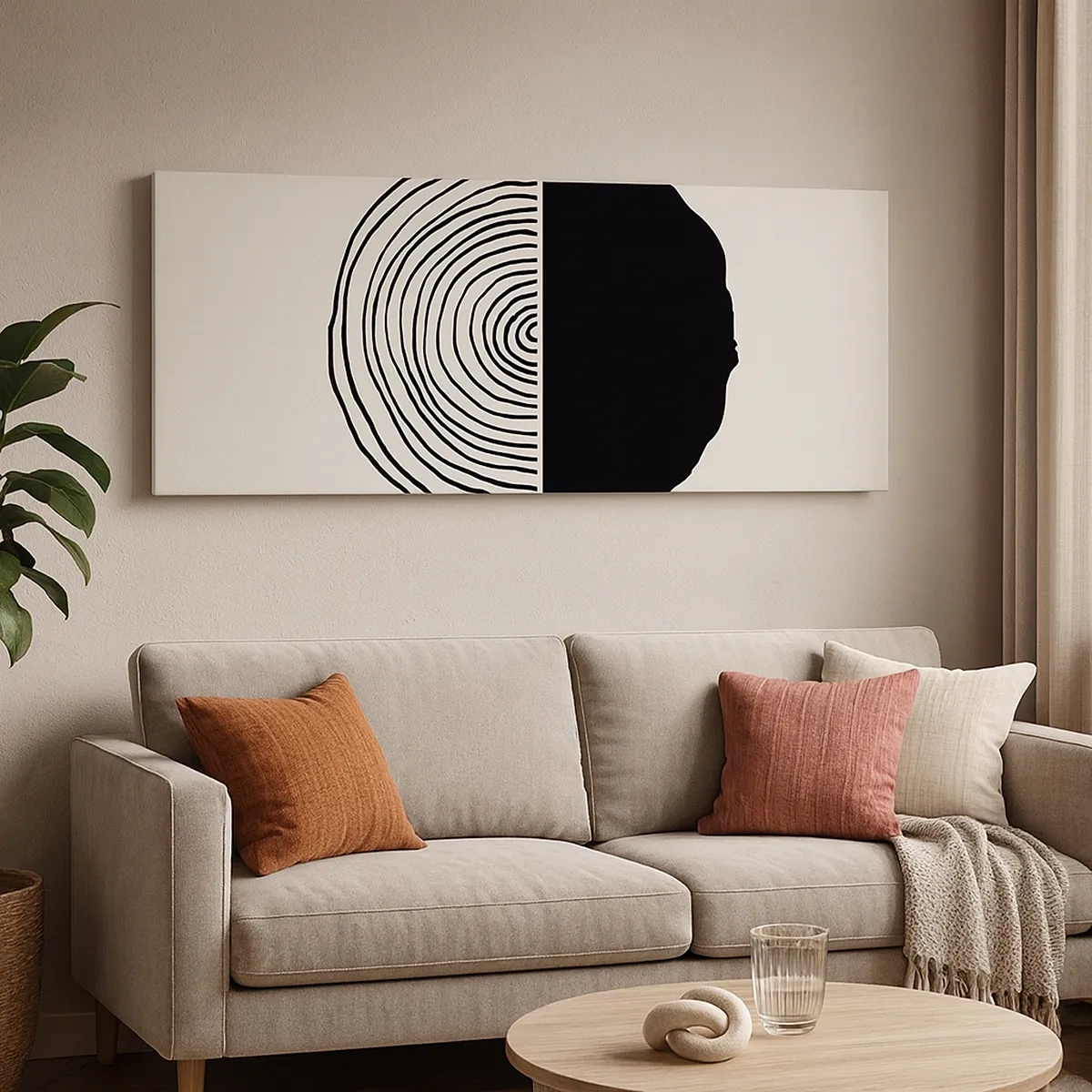 Tablou pe pânză - Jumi-juma - 30x30 cm