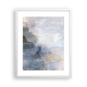 Poster în ramă albă - Tonuri  și acorduri de culoare - 40x50 cm