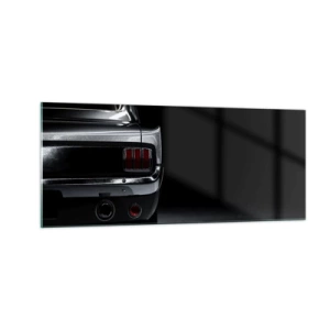 Tablou pe sticlă - Farmecul clasicului - 100x40 cm