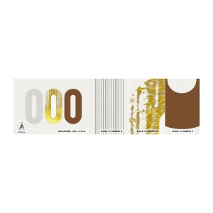Mostră de Tapet Standard Eco - Ooo! - Abstracția, Bucată, Model modern - 100x30 cm