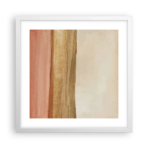 Poster în ramă albă - Compoziție verticală - 40x40 cm