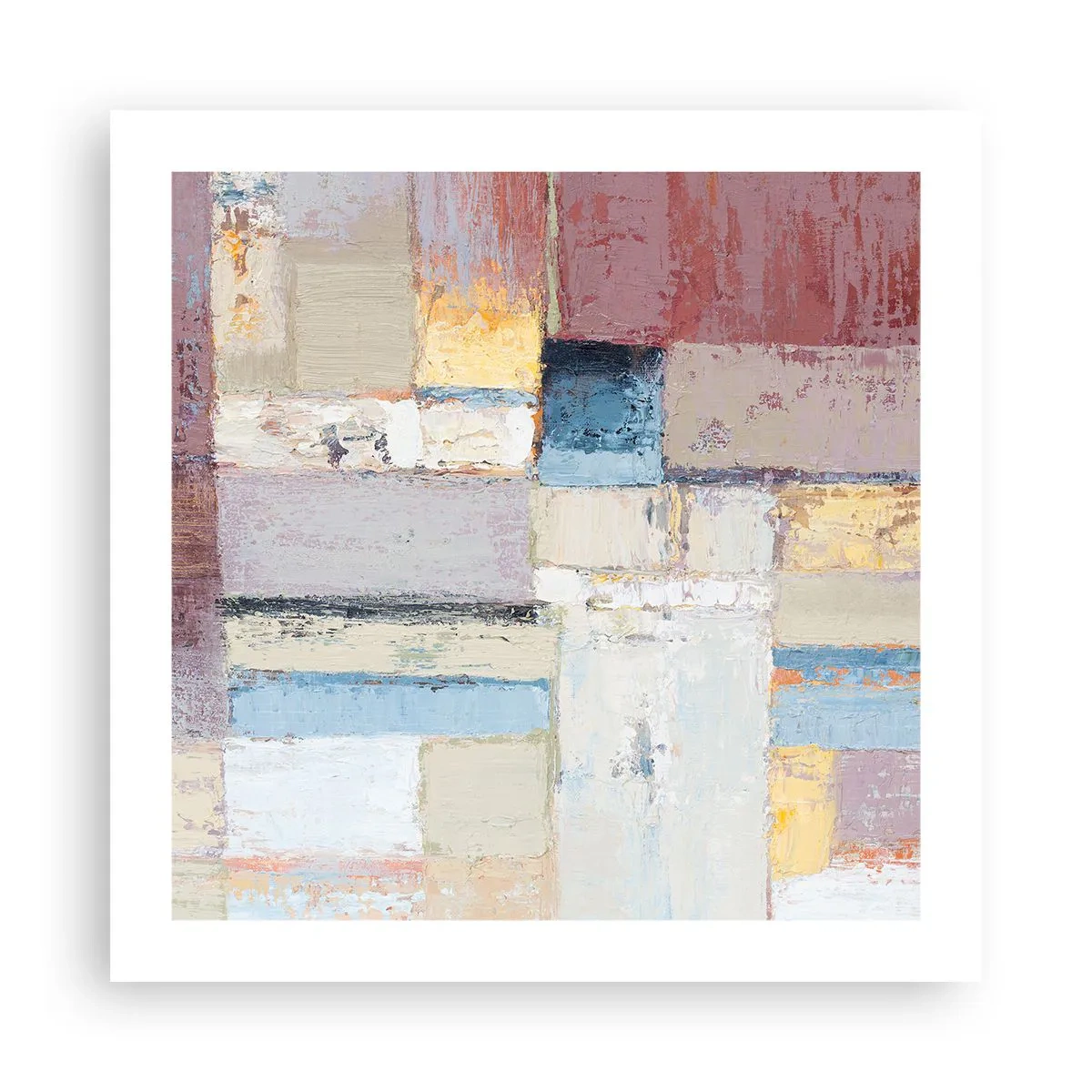 Poster - Liniștea geometriei - 50x50 cm