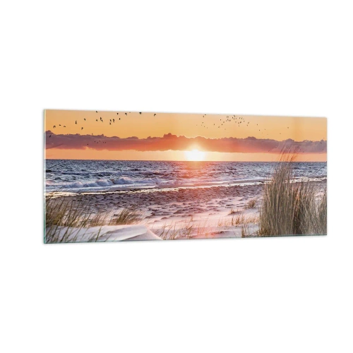 Tablou pe sticlă - Peisaj orizontal - 100x40 cm