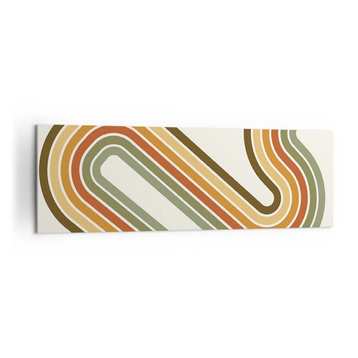 Tablou pe pânză - Cu zigzag până la destinație - 160x50 cm