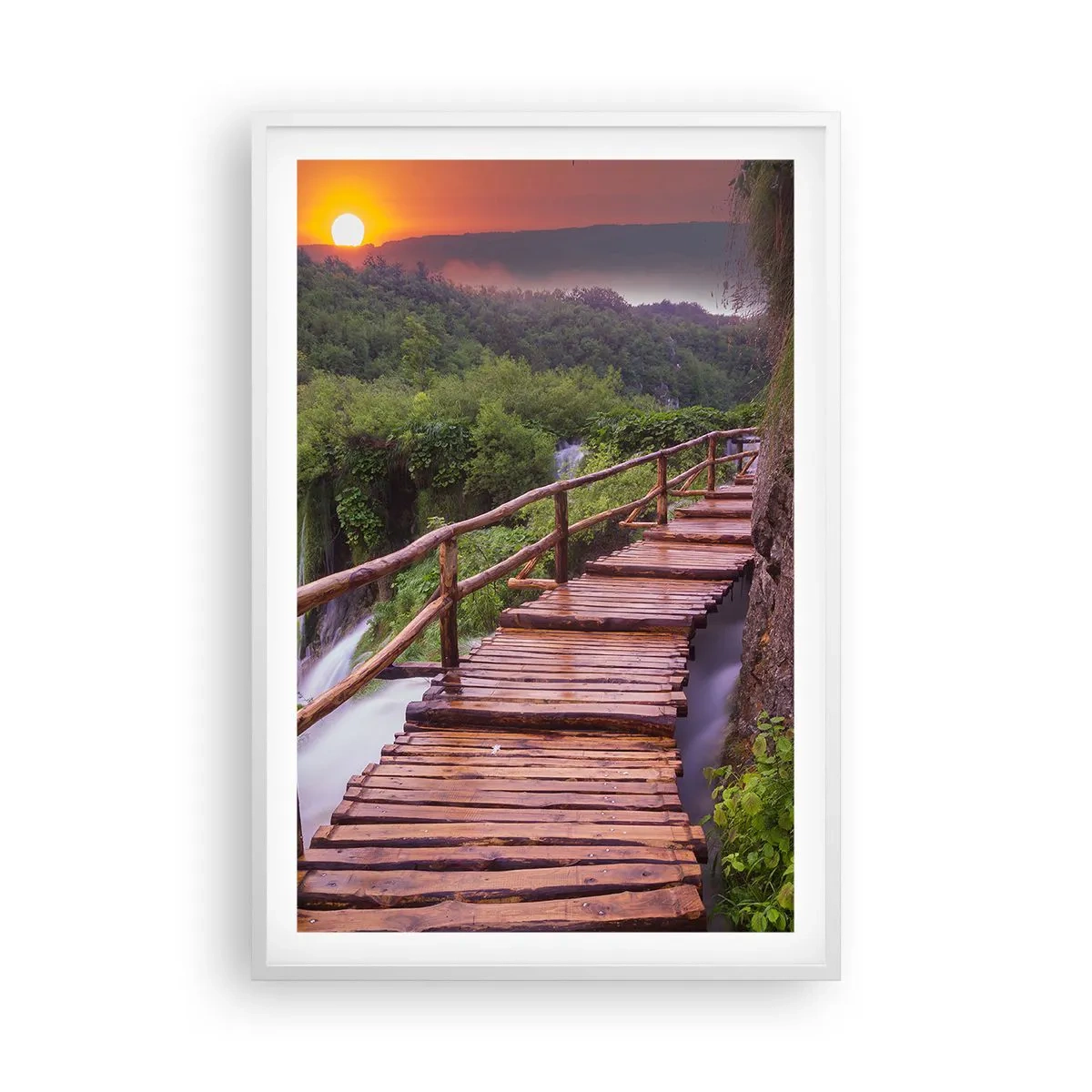 Poster în ramă albă - Frumusețe de necrezut - 61x91 cm