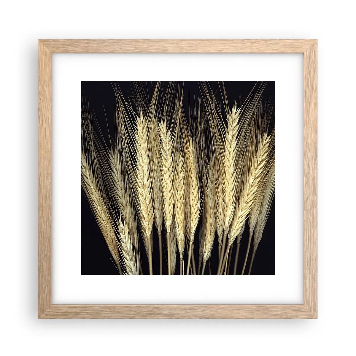 Poster în ramă de stejar deschis - Magie rustică - 30x30 cm