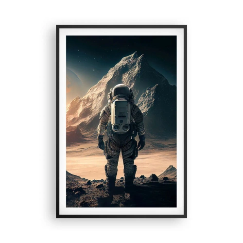 Poster în ramă neagră - O nouă provocare - 61x91 cm