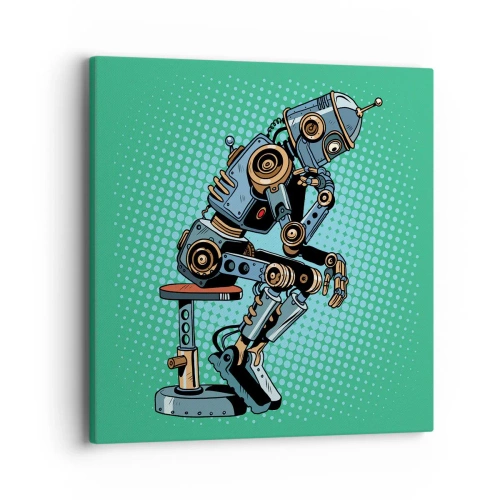 Tablou pe pânză - Peste esența ființei - 40x40 cm