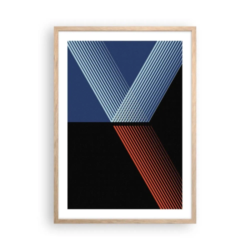 Poster în ramă de stejar deschis - O poveste simplă - 50x70 cm