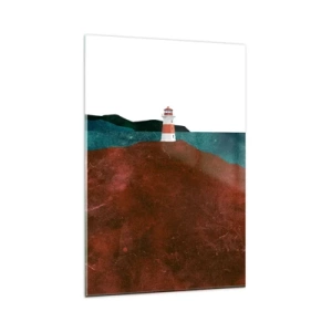 Tablou pe sticlă - Privind marea - 80x120 cm