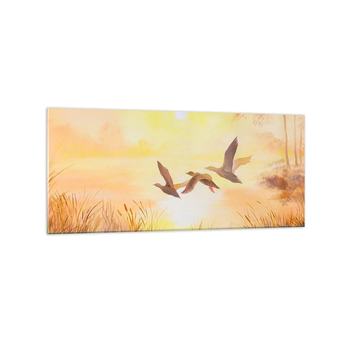 Tablou pe sticlă - Începutul unei lungi călătorii - 120x50 cm
