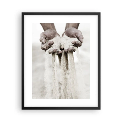 Poster în ramă neagră - Cu aceste mâini... - 40x50 cm