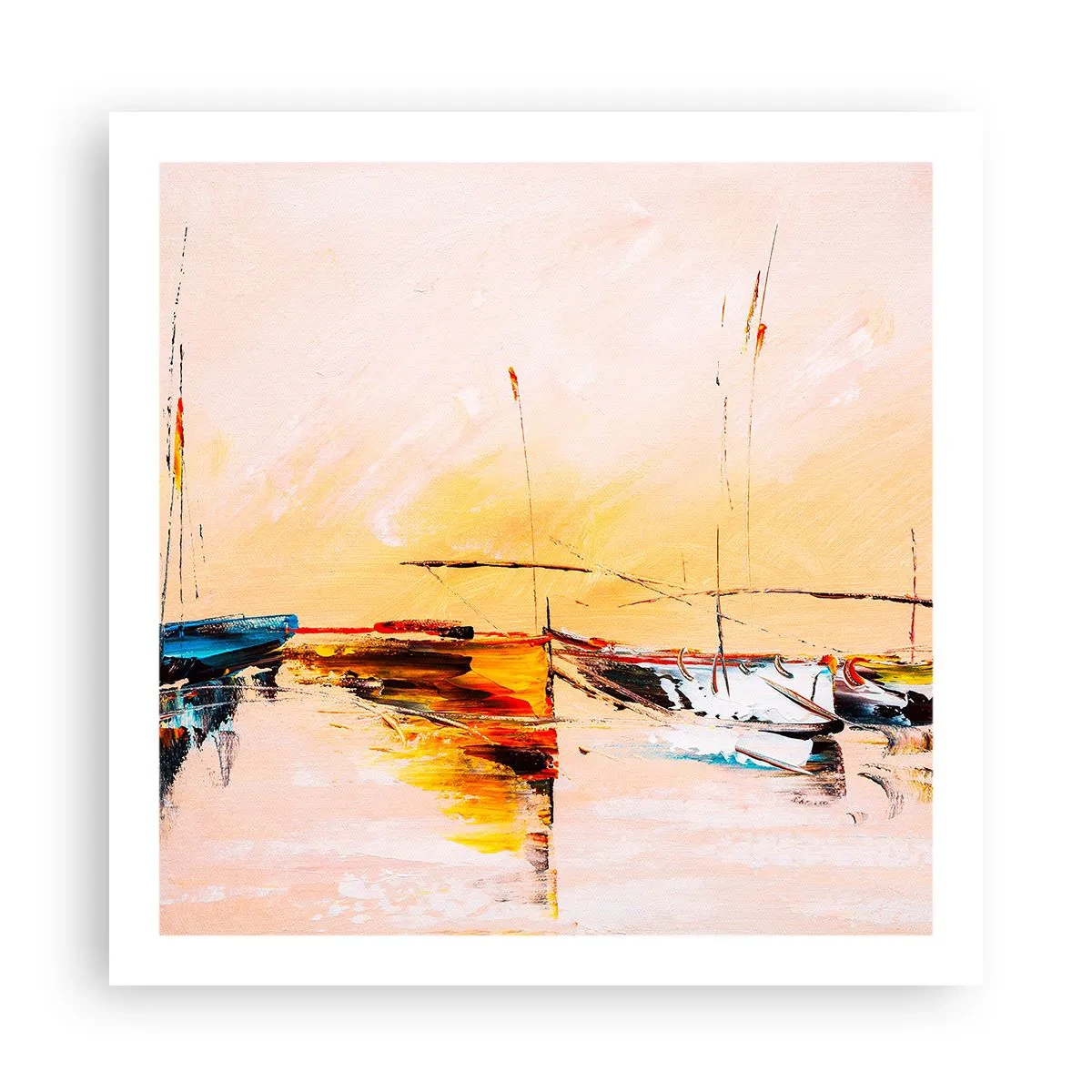 Poster - O seară în golf - 60x60 cm