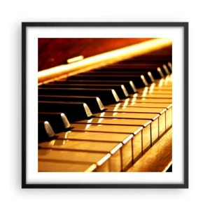 Poster în ramă neagră - Posibilități nelimitate - 50x50 cm