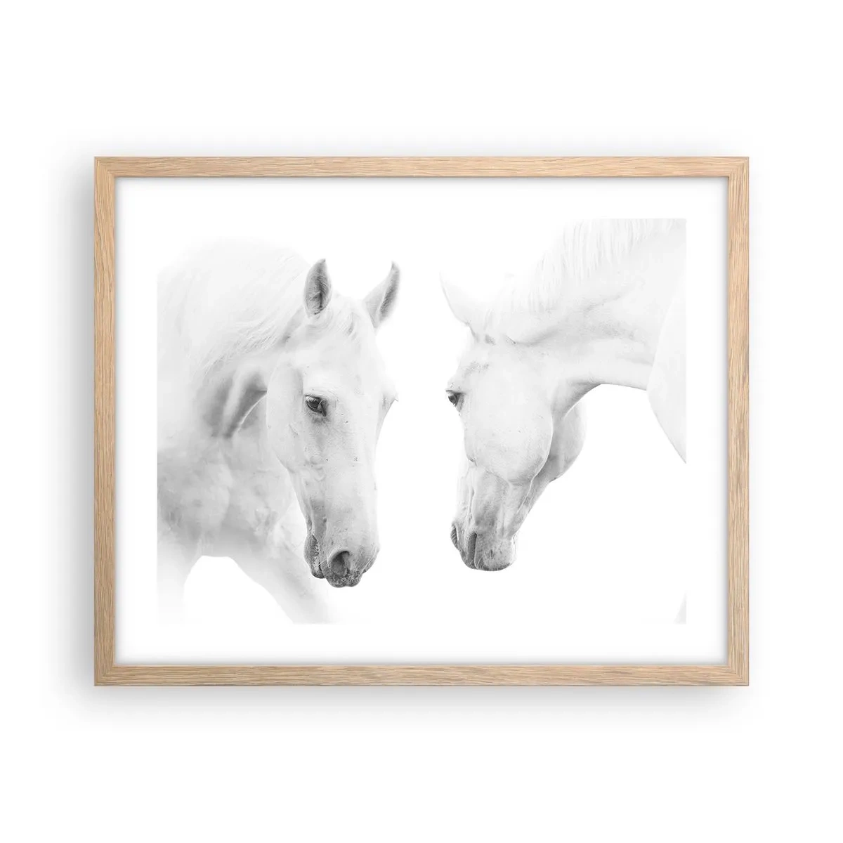 Poster în ramă de stejar deschis - Este aceasta o prietenie...? - 50x40 cm