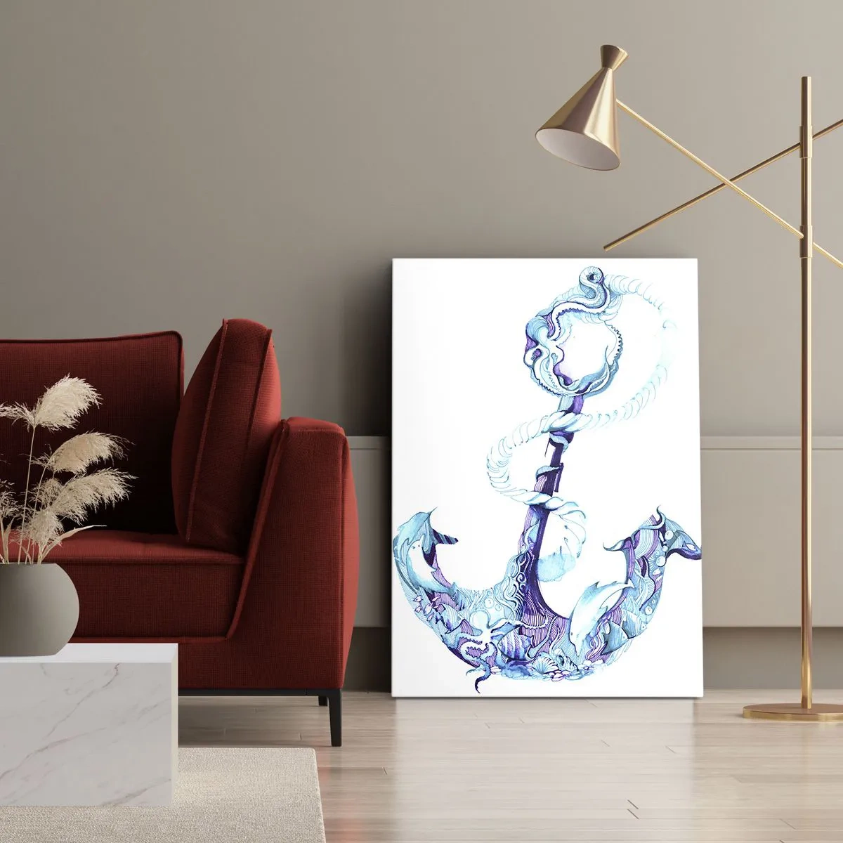Tablou pe pânză - Confidenta secretelor mării - 50x70 cm