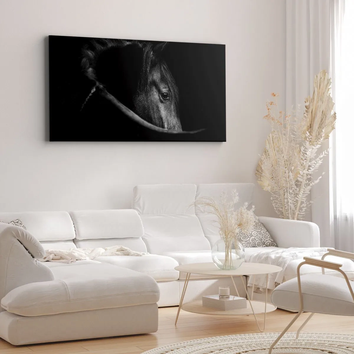 Tablou pe pânză - Prințul negru - 100x40 cm