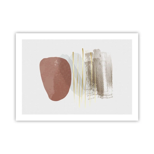 Poster - Colonadă abstractă - 70x50 cm