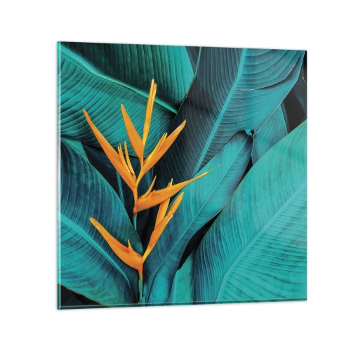 Tablou pe sticlă - Floarea Edenului - 30x30 cm