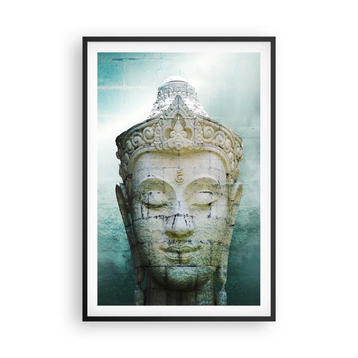 Poster în ramă neagră - Căutând iluminarea - 61x91 cm