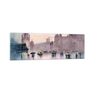 Tablou pe sticlă - Într-o ceață ploioasă - 160x50 cm