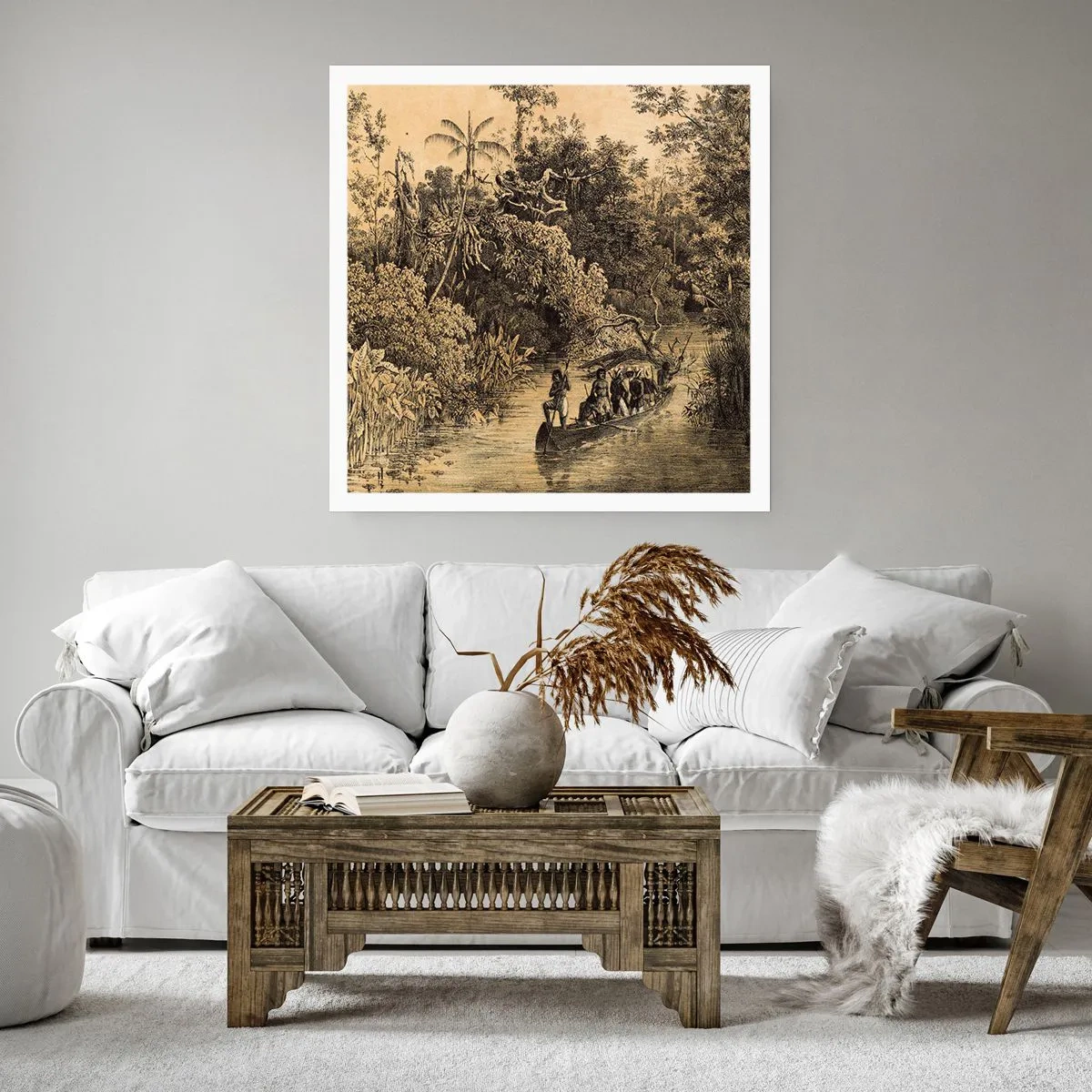 Poster - Călătorie la sursă - 60x60 cm