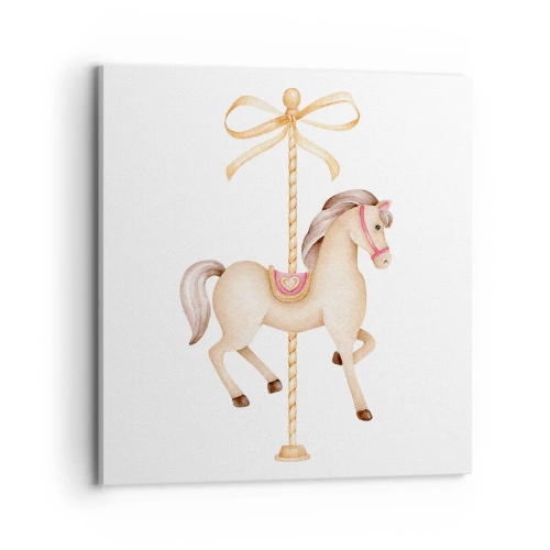 Tablou pe pânză - Într-un trap grațios - 70x70 cm