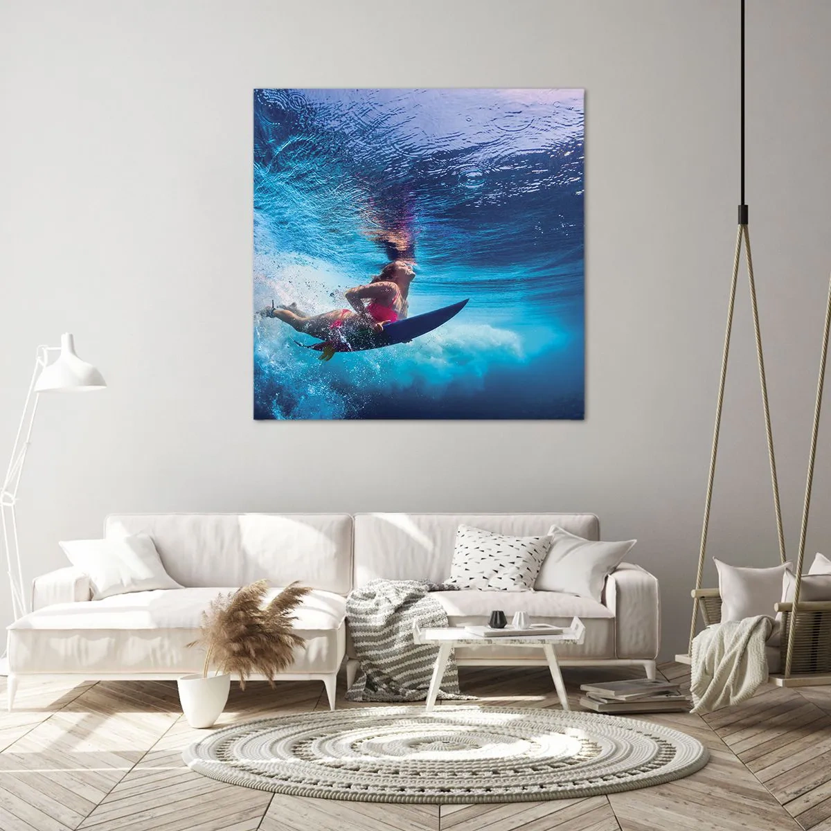 Tablou pe pânză - Profunzimea bucuriei - 70x70 cm