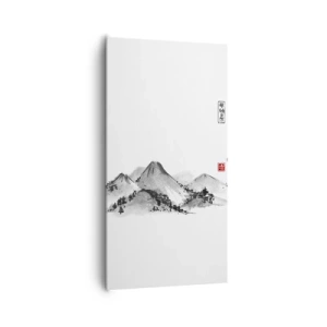 Tablou pe pânză - Dincolo de dealuri - 65x120 cm