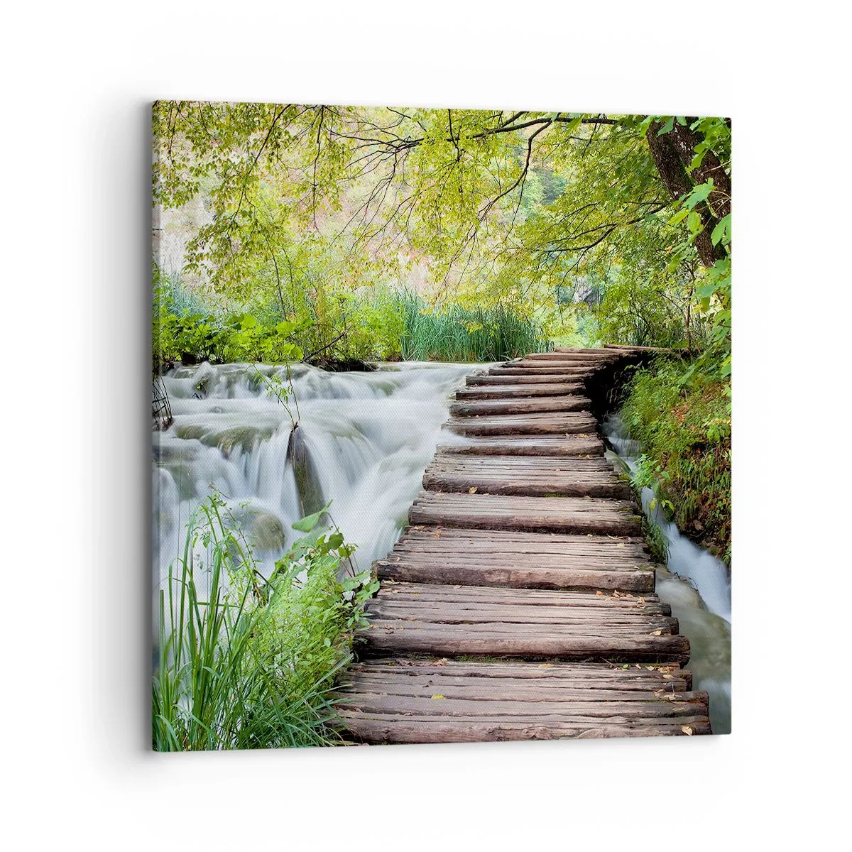 Tablou pe pânză - Nu este deloc o apă liniștită - 70x70 cm