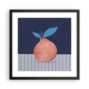 Poster în ramă neagră - Convexitate și plan - 40x40 cm