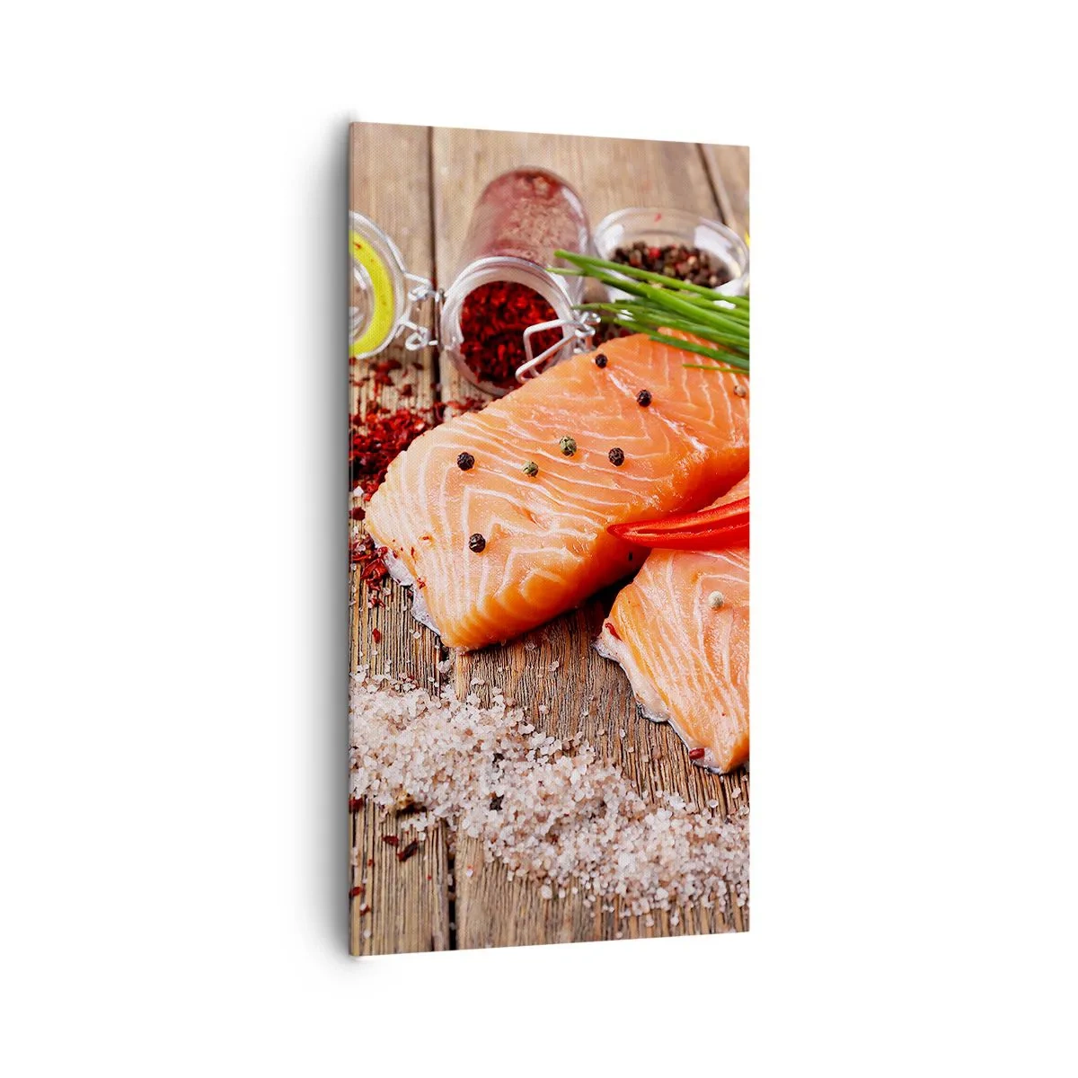 Tablou pe pânză - O aventură norvegiană în bucătărie - 65x120 cm