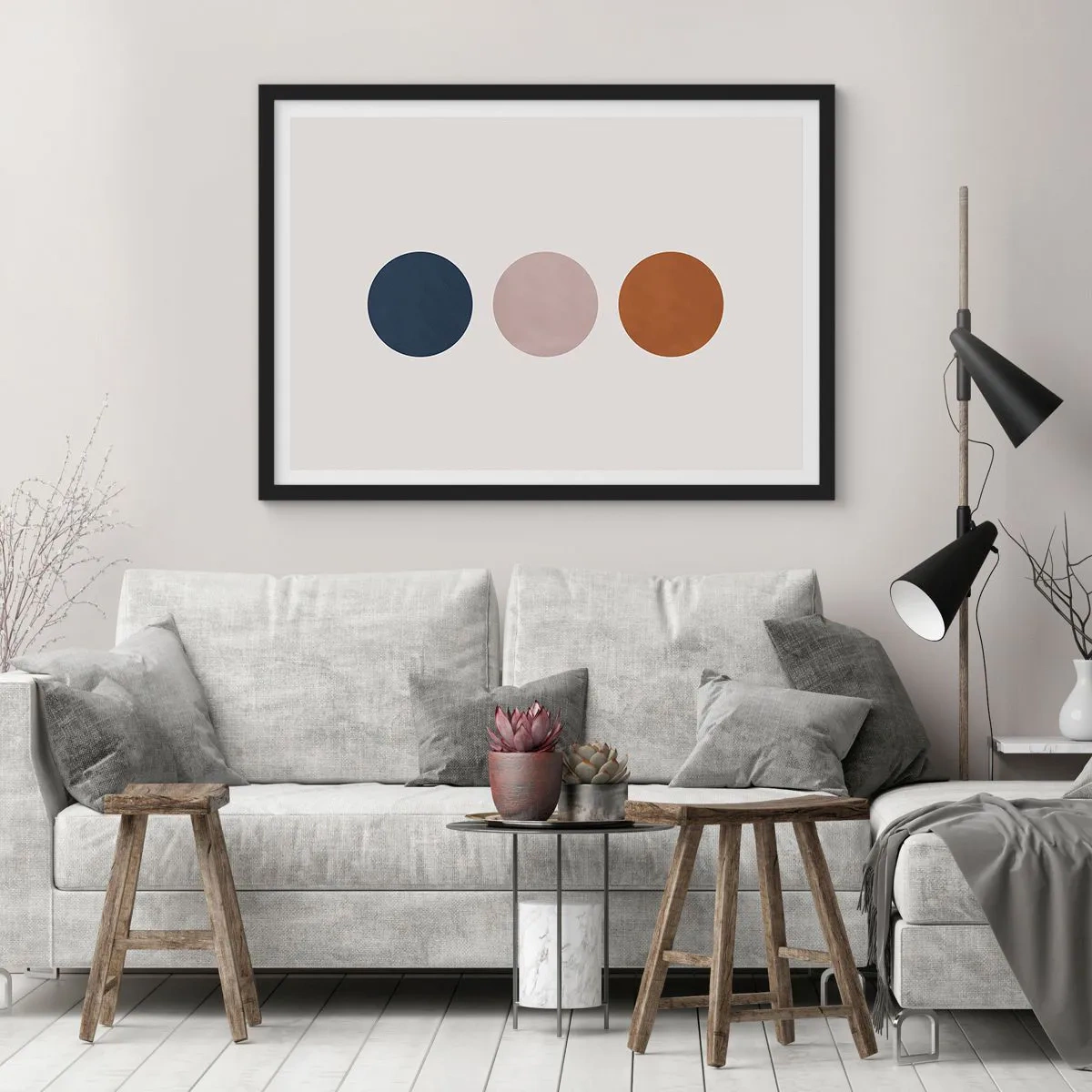 Poster în ramă neagră - Simbol de excelență - 70x50 cm