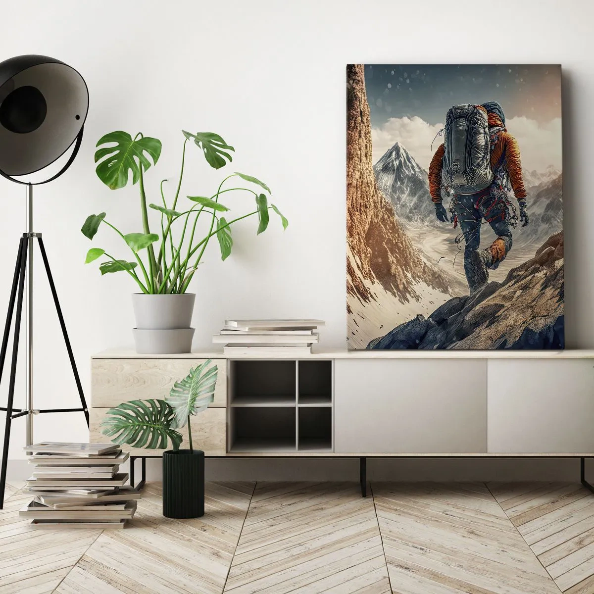 Tablou pe pânză - Războinic singuratic - 50x70 cm