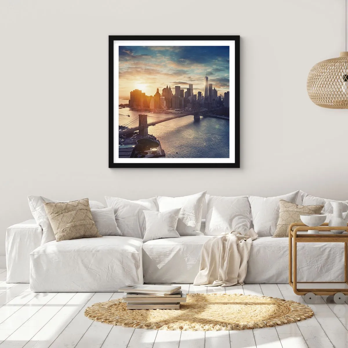 Poster în ramă neagră - Un monument al culturii occidentale - 50x50 cm