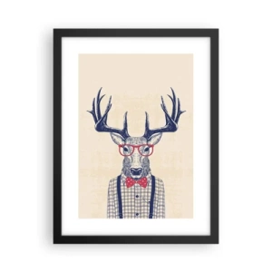 Poster în ramă neagră - O extravaganță jucăușă - 30x40 cm